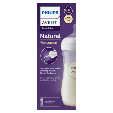 AVENT NATURAL RESPONSE FEEDING BOTTLE 330ML
