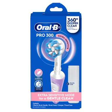 ORAL-B TOOTHBRUSH PRO 300 ELECTRIC LILAC 1 PACK