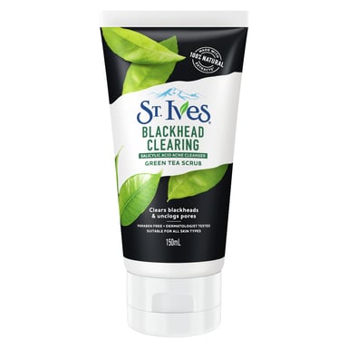ST IVES GREEN TEA BLACKHEAD SCRUB 150ML