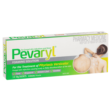 PEVARYL FOAMING SOLUTION 10G 3 PACK