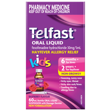 TELFAST KIDS ORAL LIQUID 60ML