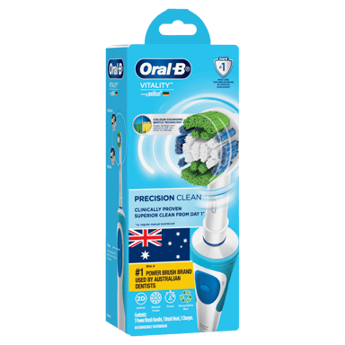 ORAL-B VITALITY+ POWER BRUSH MICROPULSE PRECISION CLEAN 1 PACK