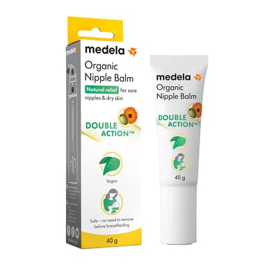 MEDELA ORGANIC NIPPLE BALM DOUBLE ACTION 40G