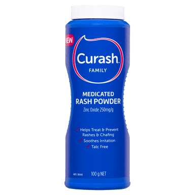 CURASH FAMILY POWDER MEDICATED ANTI-RASH 100G
