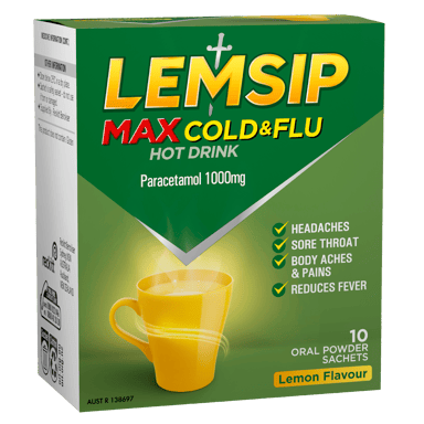 LEMSIP MAX LEMON SACHETS 10 PACK