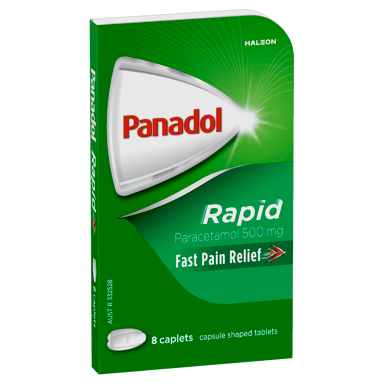 PANADOL RAPID 500MG 8 CAPLETS