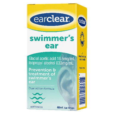 EAR CLEAR SWIMMERS EAR DROPS 40ML