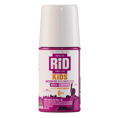 RID KIDS REPELLENT ANTISEPTIC BITE PROTECT ROLL ON 50ML