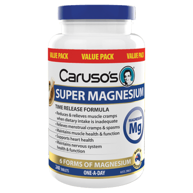 CARUSOS SUPER MAGNESIUM 240 TABLETS
