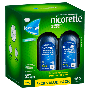 NICORETTE COOL DROPS 4MG 160 LOZENGES
