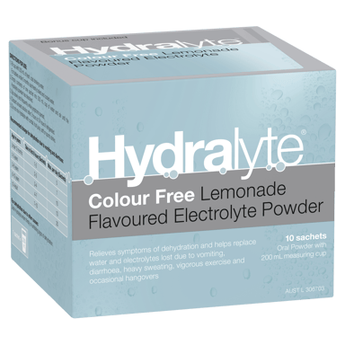 HYDRALYTE POWDER SACHETS LEMONADE 10 PACK