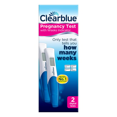 CLEARBLUE DIGITAL PREGNANCY TEST 2 PACK