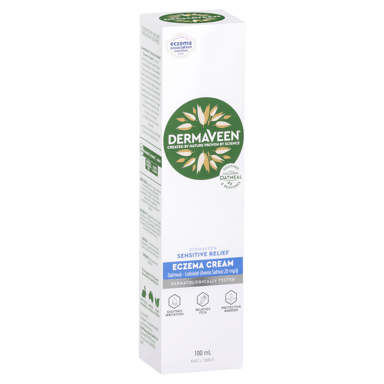 DERMAVEEN ECZEMA SENSITIVE RELIEF CREAM 100ML