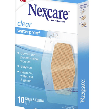 NEXCARE ACTIVE WATERPROOF STRIPS LARGE 10 PACK