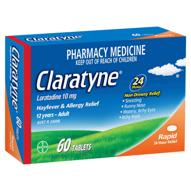 CLARATYNE 10MG 60 TABLETS