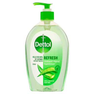 DETTOL HEALTHY TOUCH INSTANT HAND SANITISER REFRESH 500ML
