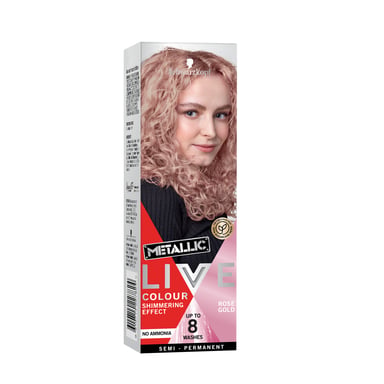 SCHWARZKOPF LIVE COLOUR METALLIC ROSE GOLD 75ML