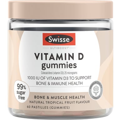 SWISSE ULTIBOOST VITAMIN D 60 GUMMIES