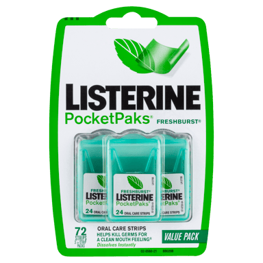 LISTERINE POCKETPAKS FRESHBURST 72 PACK