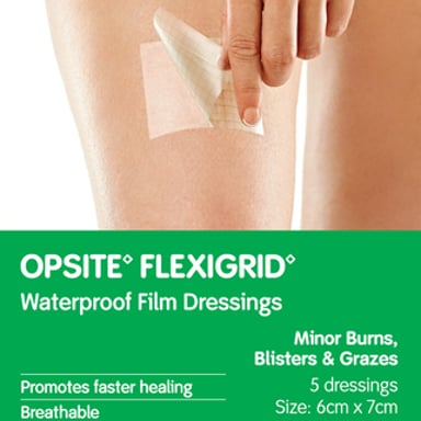 OPSITE FLEXIGRID 6CM X 7CM 5 PACK