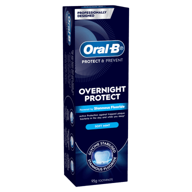 ORAL-B  TOOTHPASTE OVERNIGHT PROTECT SOFT MINT 95G