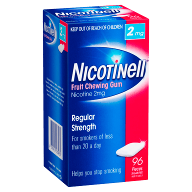 NICOTINELL FRUIT 2MG GUM 96 PACK