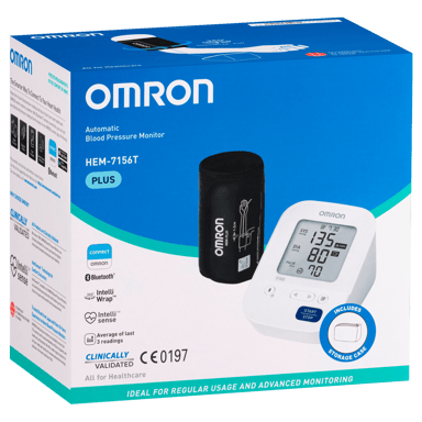 OMRON BLOOD PRESSURE MONITOR BLUETOOTH PLUS HEM7156T