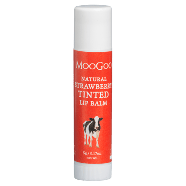 MOOGOO LIP BALM STICK STRAWBERRY TINTED 5G