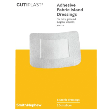 CUTIPLAST 10CM X 8CM 5 PACK