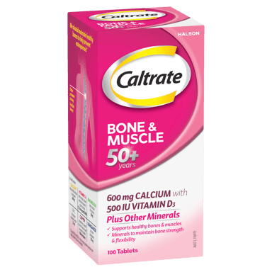 CALTRATE BONE & MUSCLE 50+ 100 TABLETS