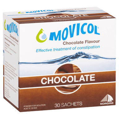 MOVICOL CHOCOLATE SACHETS 30 PACK