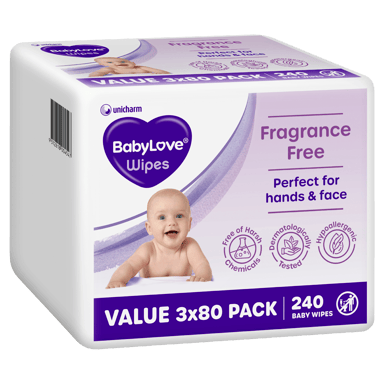 BABYLOVE BABY WIPES EVERDAY 240 PACK