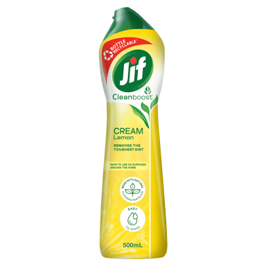 JIF WITH MICRO PARTICLES CREAM CLEANSER LEMON 500ML