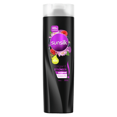 SUNSILK SHAMPOO LONGER & STRONGER 350ML