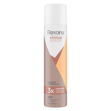 REXONA WOMEN CLINICAL ANTIPERSPIRANT SUMMER STRENGTH 96HR 180ML