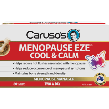 CARUSOS MENOPAUSE EZE COOL & CALM 60 TABLETS