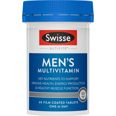 SWISSE ULTIVITE MENS MULTIVITAMIN TABLETS 60