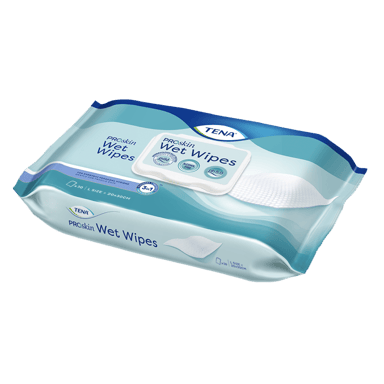 TENA WET WIPES 3-IN-1 LARGE 50 PACK