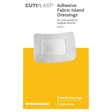CUTIPLAST 7.2CM X 5CM 5 PACK
