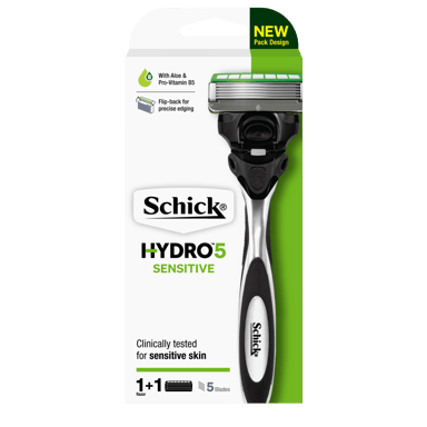 SCHICK HYDRO 5 SENSE COMFORT RAZOR + 1 BLADE