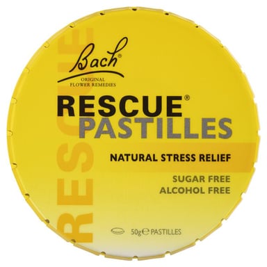 BACH RESCUE REMEDY PASTILLES ORIGINAL ELDERFLOWER 50G