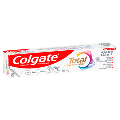 COLGATE TOOTHPASTE TOTAL ORIGINAL ANTIBACTERIAL TRAVEL 40G