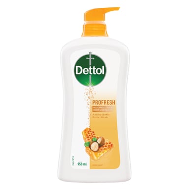 DETTOL PROFRESH BODY WASH HONEY GLOW 950ML