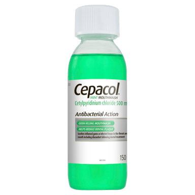 CEPACOL ANTIBACTERIAL ORAL SOLUTION MINT 150ML