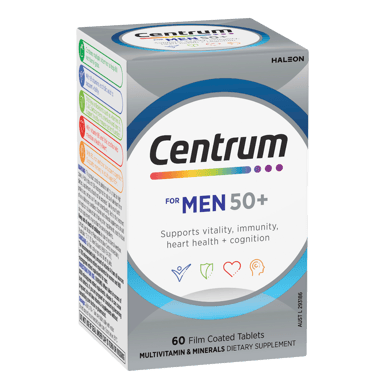 CENTRUM FOR MEN 50+ 60 TABLETS