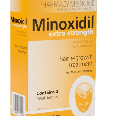 MINOXIDIL EXTRA STRENGTH HAIR TREATMENT 5% 60ML 2 PACK