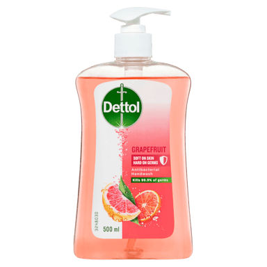 DETTOL SOFT ON SKIN LIQUID HAND WASH GRAPEFRUIT 500ML