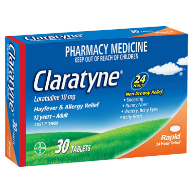 CLARATYNE 10MG 30 TABLETS