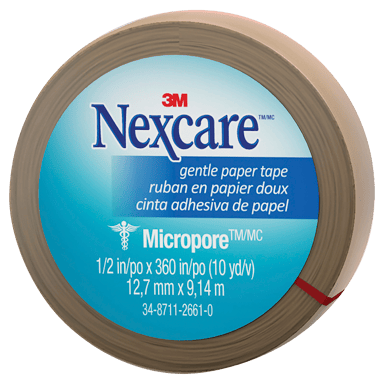 NEXCARE MICROPORE PAPER TAPE 12.5MM X 9.1M TAN