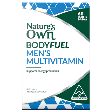 NATURES OWN MEN BODY FUEL MULTIVITAMINS 60 TABLETS